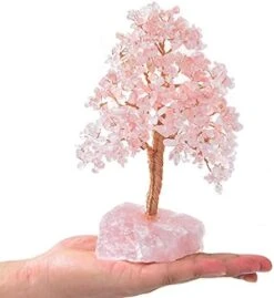 KALIFANO Premium Natural Tree Of Life (414 Gemstone Count) Chakra Crystal Tree With Rose Quartz Base With Healing Properties - Bonsai Feng Shui Money Tree For Healing And Luck 17 KALIFANO Premium Natural Tree Of Life (414 Gemstone Count) Chakra Crystal Tree With Rose Quartz Base With Healing Properties - Bonsai Feng Shui Money Tree For Healing And Luck -Artificial Trees Store 41h9fltRFuS. AC