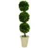 Tradingsmith Preserved Boxwood Triple Ball Topiary - 26" 2 Tradingsmith Preserved Boxwood Triple Ball Topiary - 26" -Artificial Trees Store 41hBVWArHBL