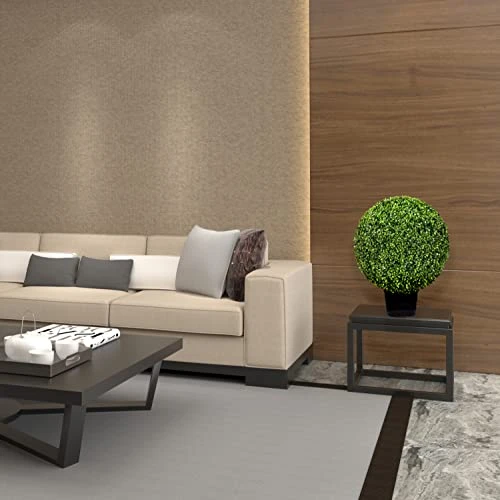 Vickerman Everyday 24 Inch Artificial Boxwood Topiary Ball - UV Resistant Indoor Outdoor - Potted Natural Green - Home Patio Tabletop Faux Bush Decoration 5 Vickerman Everyday 24 Inch Artificial Boxwood Topiary Ball - UV Resistant Indoor Outdoor - Potted Natural Green - Home Patio Tabletop Faux Bush Decoration - Image 3