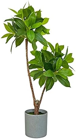 BESAMENATURE Artificial Bay Double Ball Topiary Trees, Faux Plant For Home Office Decoration, 24" Tall, Green, Ships In Gray Planter 8 BESAMENATURE Artificial Bay Double Ball Topiary Trees, Faux Plant For Home Office Decoration, 24" Tall, Green, Ships In Gray Planter - Image 6