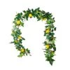 BWOLE 6 Feet Artificial Lemon Garland Spring Fruit Garland With Lemons Artificial Lemon Vine Garland For Front Door Home Kitchen Party Wedding Decor -Artificial Trees Store 41j9aoITPOL