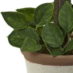 Nearly Natural Lemon Ball Arrangement Topiary, Yellow,19.5'' X 8.5'' X 8.75'' - 4865 -Artificial Trees Store 41jTv9EOTxL