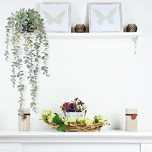 COCOBOO 1pcs Artificial Hanging Plants, Fake Potted Eucalyptus Faux Hanging Plant For Wall Room Home Indoor Outdoor Shelf Decor 7 COCOBOO 1pcs Artificial Hanging Plants, Fake Potted Eucalyptus Faux Hanging Plant For Wall Room Home Indoor Outdoor Shelf Decor - Image 5