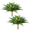 Ferrgoal Artificial Plants Fake Agave Succulent Plant 28 Inch Big Size Faux Succulents Stems For Indoor Outdoor Realistic & Natural Home Decor Plants For Office Perfect Housewarming Gift Green 2 Pack 1 Ferrgoal Artificial Plants Fake Agave Succulent Plant 28 Inch Big Size Faux Succulents Stems For Indoor Outdoor Realistic & Natural Home Decor Plants For Office Perfect Housewarming Gift Green 2 Pack -Artificial Trees Store 41kuZKVc9LL