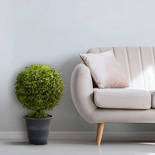 Nearly Natural 4560 23" Boxwood Ball Topiary 6 Nearly Natural 4560 23" Boxwood Ball Topiary - Image 4