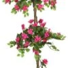 Nearly Natural 5228 Mini Bougainvillea Topiary Beauty, 5-Feet,9" X 9" X 62.5" , Green