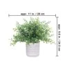 Set Of 3 Assorted Small Potted Plants Fake Eucalyptus Boxwood Plants And Aloe Succulent Plant In Gray Geometric Concrete Ceramic Pots For Gifts Home Kitchen Table Desk Indoor Outdoor Greenery Decor -Artificial Trees Store 41mcWGMLcaL