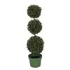 House Of Silk Flowers Artificial 25" Triple Ball Boxwood Topiary 2 House Of Silk Flowers Artificial 25" Triple Ball Boxwood Topiary -Artificial Trees Store 41o7ZCQBQsL