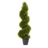Nearly Natural Grass Spiral Topiary With Deco Planter, 3' 1 Nearly Natural Grass Spiral Topiary With Deco Planter, 3' -Artificial Trees Store 41pSV0QAgVL
