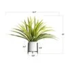 Velener 15" Potted Spider Plant In Artificial Plant Stand- Fake Plants For Indoors Outdoor Patio Decor Modern House Accessories For Home Office, Zen Garden Green Bathroom Kitchen Table Living Room -Artificial Trees Store 41pVly6EEML