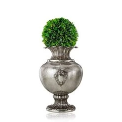 BoxwoodValley Preserved Boxwood Ball Large 8 Inch Boxwood Ball Topiary Vase Fillers For Wedding Party Christmas Balls, Home Hang Ball Decor(Ball, 8") -Artificial Trees Store 41qk8iiMVLL