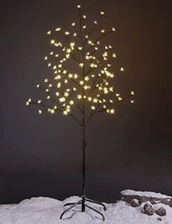 Lightshare Cherry Blossom Tree 5FT 128 LED Lighted Tree For Decoration Inside And Outside, Home Patio Wedding Festival Christmas Decor, Warm White 15 Lightshare Cherry Blossom Tree 5FT 128 LED Lighted Tree For Decoration Inside And Outside, Home Patio Wedding Festival Christmas Decor, Warm White -Artificial Trees Store 41tRyA6GupL. AC