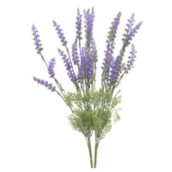 SN Decor Season’s Need 2Pc Artificial Lavender Flowers For Outdoor Decoration, UV Resistant Fake Shrubs Greenery Bushes House Office Patio Indoor Décor (20” Tall Lavender Bush)