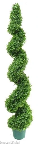 Best Artificial Pair Of 5ft 150cm Boxwood Buxus Spiral Topiary Trees 6 Best Artificial Pair Of 5ft 150cm Boxwood Buxus Spiral Topiary Trees - Image 4