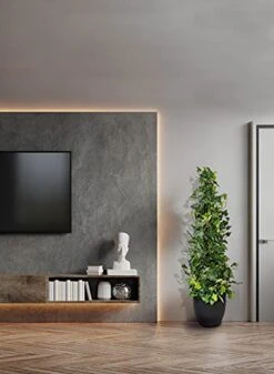 Serene Spaces Living Artificial Ivy Vine Topiary Tree, Natural Touch And Feel In Your Home Decor With Realistic Design, Sold Individually, Measures 32" Tall And 9" Diameter