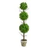 3ft. Eucalyptus Triple Ball Topiary Artificial Tree -Artificial Trees Store 41xJ3PHrRpL