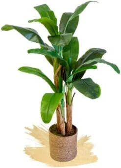 Artificial Banana Tree, Made With The Best Materials, Ideal For Home Decoration, Artificial Plant 7 Feet Tall - 83 Inches -Artificial Trees Store 41yQ24A1NIL. AC