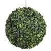 OOKi- 7 Inch Artificial Boxwood Ball Topiary Lifelike Plants Half Round Topiary For Home Garden, Front Patio, Planter, Deck, Backyard Indoor/Outdoor Decore, Rose Leaf (7 Inch) 1 OOKi- 7 Inch Artificial Boxwood Ball Topiary Lifelike Plants Half Round Topiary For Home Garden, Front Patio, Planter, Deck, Backyard Indoor/Outdoor Decore, Rose Leaf (7 Inch) -Artificial Trees Store 41ypCok1pyL 1