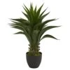 Nearly Natural 28” Agave Artificial Plant, Green -Artificial Trees Store 41yq1HkyHhL