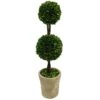 Modern Home Real Preserved Boxwood Double Ball Topiary -Artificial Trees Store 41yuJ6Fg0HL
