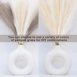 6 PCS Faux Pampas Grass 17"/44cm Artificial Fluffy Pompas Grass Fake Pampas Grass 7 Branches For Wedding Party Bedroom Boho Home Decor (034 Light Pink) 21 6 PCS Faux Pampas Grass 17"/44cm Artificial Fluffy Pompas Grass Fake Pampas Grass 7 Branches For Wedding Party Bedroom Boho Home Decor (034 Light Pink) -Artificial Trees Store 41zEP2Y8uEL