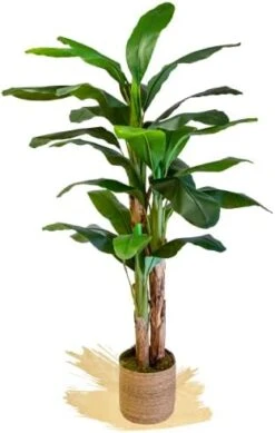 Artificial Banana Tree, Made With The Best Materials, Ideal For Home Decoration, Artificial Plant 7 Feet Tall - 83 Inches -Artificial Trees Store 41zcbfgcrcL. AC