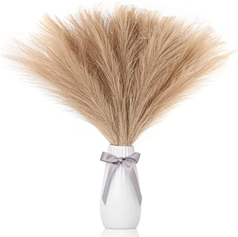 Eyamumo 7 Stems Faux Pampas Grass 17.7''/45cm Tall, Small Fluffy Pompas Decor, Fake Artificial Pampas Grass For Floor Vase Home Office Boho Decor, MalachiteGreen Faux Pompas Grass 11 Eyamumo 7 Stems Faux Pampas Grass 17.7''/45cm Tall, Small Fluffy Pompas Decor, Fake Artificial Pampas Grass For Floor Vase Home Office Boho Decor, MalachiteGreen Faux Pompas Grass - Image 9