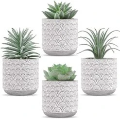 Der Rose 2 Packs Fake Plants Artificial Succulents Plants In Pots For Home Boho Decor Indoor 13 Der Rose 2 Packs Fake Plants Artificial Succulents Plants In Pots For Home Boho Decor Indoor -Artificial Trees Store 5100EoFeA4L. AC