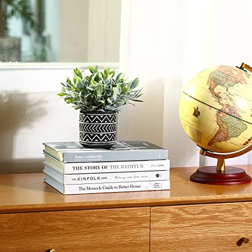 Kazeila 3 Pack Artificial Potted Plants,Fake Snake Plant,Greenery Eucalyptus Leaves And Flocked Sage Plant,Faux Desk Plants For Indoor Home Office Farmhouse Kitchen Bathroom Table Decor 5 Kazeila 3 Pack Artificial Potted Plants,Fake Snake Plant,Greenery Eucalyptus Leaves And Flocked Sage Plant,Faux Desk Plants For Indoor Home Office Farmhouse Kitchen Bathroom Table Decor - Image 3