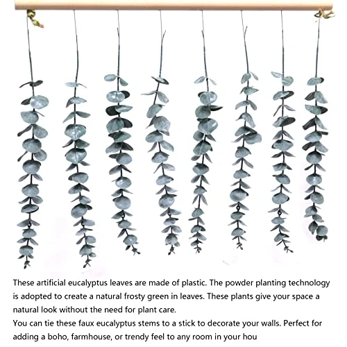 24pcs Eucalyptus Stems Decor 18" Tall Artificial Eucalyptuses Leaves Real Touch Faux Flower Greenery Branches Bulk For Home Office Centerpiece Floral Arrangement Farmhouse Wedding Bouquet Decoration 4 24pcs Eucalyptus Stems Decor 18" Tall Artificial Eucalyptuses Leaves Real Touch Faux Flower Greenery Branches Bulk For Home Office Centerpiece Floral Arrangement Farmhouse Wedding Bouquet Decoration - Image 2