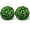 Easnwllim 2 PCS 14.96 Inch Artificial Boxwood Balls Decorative Faux Boxwood Balls Round Artificial Plant Topiary Ball For Backyard, Balcony, Garden, Wedding Party, Home Office -Artificial Trees Store 510Rsn5R5UL