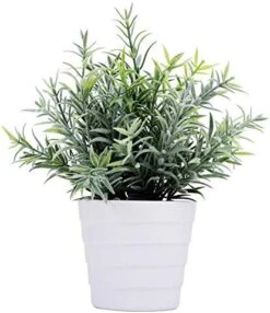 Meneco Small Fake Plant Potted - Faux Plant Indoor Plant Artificial Potted Plant Decor For Home And Office (16", Monstera Leaf) -Artificial Trees Store 510Ydk KfSL. AC