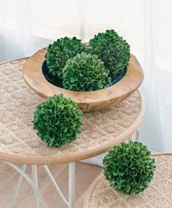 A&B Home 4" Faux Boxwood Topiary Ball Botanical/Green, Modern Greenary Home Décor -Artificial Trees Store 510ggp6L5cL