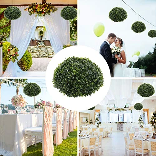 Garneck Artificial Grass Ball Hanging Milan Topiary Plant Ball Decorative Grass Ball Greenery Globe For Wedding Shopping Mall Christmas Home Decor 40cm 9 Garneck Artificial Grass Ball Hanging Milan Topiary Plant Ball Decorative Grass Ball Greenery Globe For Wedding Shopping Mall Christmas Home Decor 40cm - Image 7