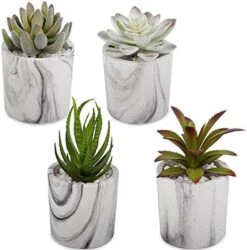 C APPOK Artificial Succulents Plants Faux Succulent Flocking Potted Plants - 4 Pack Fake Succulents Decorative Green Potted Plant In Pots For Home, Desk Decor, Office Decoration 15 C APPOK Artificial Succulents Plants Faux Succulent Flocking Potted Plants - 4 Pack Fake Succulents Decorative Green Potted Plant In Pots For Home, Desk Decor, Office Decoration -Artificial Trees Store 511ik95li2L. AC