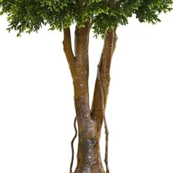 Nearly Natural 46” Boxwood Artificial Topiary UV Resistant (Indoor/Outdoor) Silk Trees, Green -Artificial Trees Store 511nynwaqdL