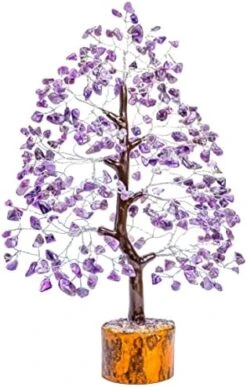 7 Chakra Crystal Tree Of Life - Handmade Feng Shui Bonsai, Attract Good Luck - Gemstone Tree, Home Decoration Crystals - Seven Chakra Tree For Positive Energy, Meditation Accessories, Money Tree Gift -Artificial Trees Store 511q6kwwumL. AC