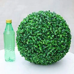 Dolloress 15 Inch Artificial Plant Topiary Ball Garden Decorative Balls For Backyard, Balcony,Garden, Wedding And Home Décor,Green 12 Dolloress 15 Inch Artificial Plant Topiary Ball Garden Decorative Balls For Backyard, Balcony,Garden, Wedding And Home Décor,Green -Artificial Trees Store 512Jtt0FqQL