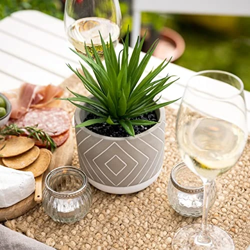 Kurrajong Farmhouse 8" X 4.5" Beautiful Fake Plant | Artificial Potted Plant Decor | Faux Plant | Artificial Succulent Plants Potted For Home Decor Indoor | Fake Potted Plant | Fake Succulents 7 Kurrajong Farmhouse 8" X 4.5" Beautiful Fake Plant | Artificial Potted Plant Decor | Faux Plant | Artificial Succulent Plants Potted For Home Decor Indoor | Fake Potted Plant | Fake Succulents - Image 5