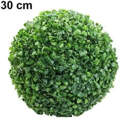 Acamifashion 1 Pc Artificial Floral Plant Leaf Ball Topiary Tree Crafts Realistic Boxwood Outdoor Yard Lawn Patio DIY Home Decoration 30 Cm 15 Acamifashion 1 Pc Artificial Floral Plant Leaf Ball Topiary Tree Crafts Realistic Boxwood Outdoor Yard Lawn Patio DIY Home Decoration 30 Cm -Artificial Trees Store 512sm4QS1QL