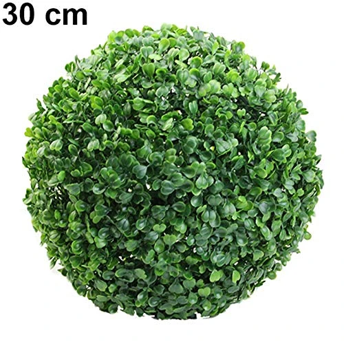 Acamifashion 1 Pc Artificial Floral Plant Leaf Ball Topiary Tree Crafts Realistic Boxwood Outdoor Yard Lawn Patio DIY Home Decoration 30 Cm 6 Acamifashion 1 Pc Artificial Floral Plant Leaf Ball Topiary Tree Crafts Realistic Boxwood Outdoor Yard Lawn Patio DIY Home Decoration 30 Cm - Image 4