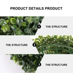 Garneck Artificial Grass Ball Hanging Milan Topiary Plant Ball Decorative Grass Ball Greenery Globe For Wedding Shopping Mall Christmas Home Decor 40cm 11 Garneck Artificial Grass Ball Hanging Milan Topiary Plant Ball Decorative Grass Ball Greenery Globe For Wedding Shopping Mall Christmas Home Decor 40cm -Artificial Trees Store 5136gvknC9L