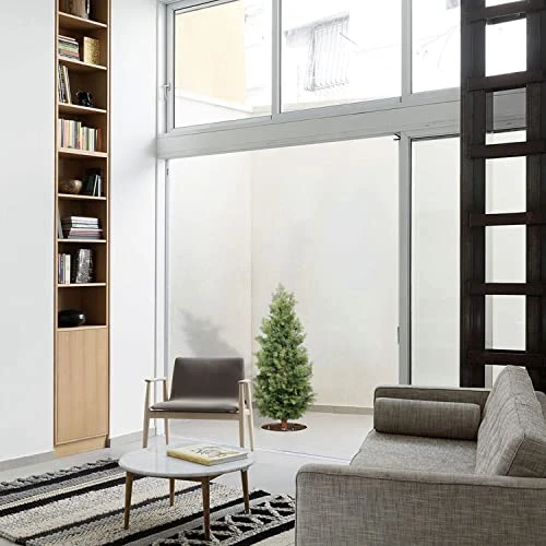 Aveyas 2 Pack 4ft Artificial Cone Topiary Cedar Trees In Cemented Plastic Pot, Fake Cypress Plants Faux Mini Pine Silk Trees For Indoor Outdoor Patio Front Door Porch Floor Home Modern Decor, 4 Feet 6 Aveyas 2 Pack 4ft Artificial Cone Topiary Cedar Trees In Cemented Plastic Pot, Fake Cypress Plants Faux Mini Pine Silk Trees For Indoor Outdoor Patio Front Door Porch Floor Home Modern Decor, 4 Feet - Image 4