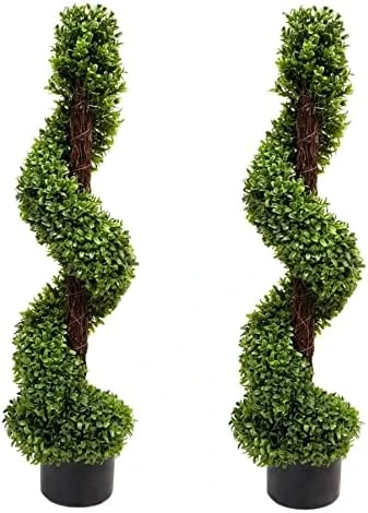 VegasDoggy 2 PCS 19.7 Inch Artificial Boxwood Balls Topiary - 4 Layers Faux Plants Decorative Balls UV Protected For Indoor, Outdoor, Garden, Wedding, Balcony, Backyard And Home Decor 9 VegasDoggy 2 PCS 19.7 Inch Artificial Boxwood Balls Topiary - 4 Layers Faux Plants Decorative Balls UV Protected For Indoor, Outdoor, Garden, Wedding, Balcony, Backyard And Home Decor - Image 7