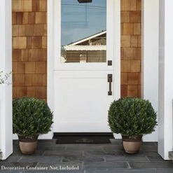 Home Pure Garden Artificial Cypress Topiary-23” Ball Style Faux Plant In Sturdy Realistic Indoor Or Outdoor Potted Shrub Décor 14 Home Pure Garden Artificial Cypress Topiary-23” Ball Style Faux Plant In Sturdy Realistic Indoor Or Outdoor Potted Shrub Décor -Artificial Trees Store 5141P2xnjAL