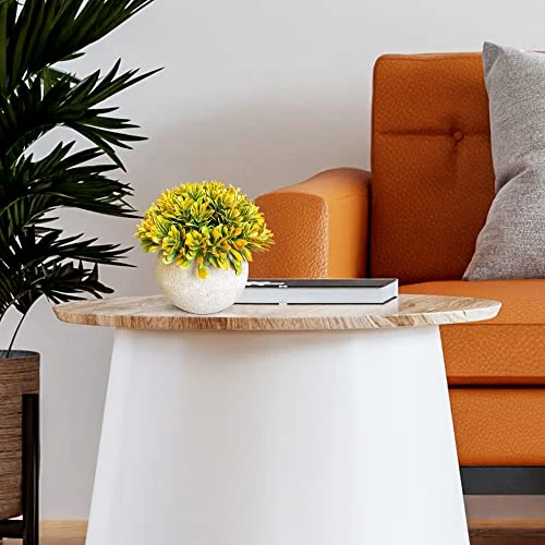 GENERIC 3 Bundle Pack Small Potted Artificial Fake Plastic Plants, Faux Desk Shrub Plants For Indoor Home Office Kitchen Bathroom Farmhouse CoffeeTable Room Decor 8 GENERIC 3 Bundle Pack Small Potted Artificial Fake Plastic Plants, Faux Desk Shrub Plants For Indoor Home Office Kitchen Bathroom Farmhouse CoffeeTable Room Decor - Image 6