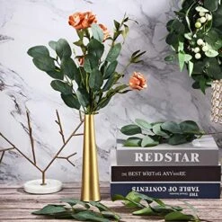 WILLBOND 30 Pieces Artificial Eucalyptus Leaf Stem Long Eucalyptus Artificial Greenery Leaves For Wedding, Holiday, Garden, Home, Office, Greens Decor -Artificial Trees Store 514nRdK1TmL