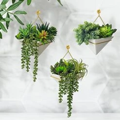Winlyn 15 Pcs Artificial Succulents Unpotted Bulk Small Faux Succulent Plants Hanging Succulents Hops Aloe For Succulent Garden Wreath Floral Arrangement Indoor Outdoor Green Decor -Artificial Trees Store 514oU5zZ4SL