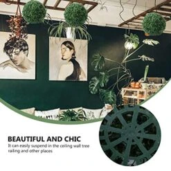 VALICLUD Artificial Topiary Ball Decorative Faux Boxwood Lifelike Plant Decor For Wedding Christmas Lawn Backyard And Garden Decor -Artificial Trees Store 515D0MMdRPL