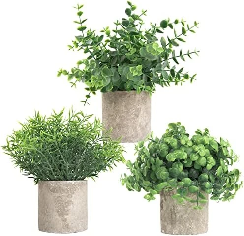 Joyhalo Fake Potted Plants - 3 Pack Artificial Plants In Pots Faux Plants Indoor For Home Room Bedroom Farmhouse Office Desk Decor 9 Joyhalo Fake Potted Plants - 3 Pack Artificial Plants In Pots Faux Plants Indoor For Home Room Bedroom Farmhouse Office Desk Decor - Image 7
